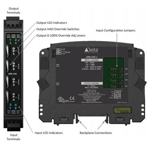 enteliBUS I/O Module eBM-440I
