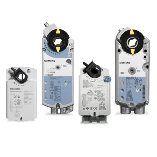 Siemens Spring return electronic damper actuators