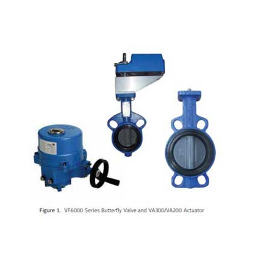 VF6000 Series Butterfly Valve and VA300/VA200 Actuator